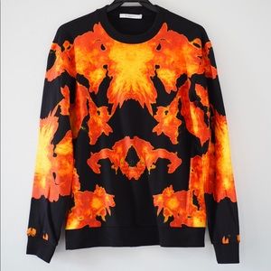 givenchy flame shirt